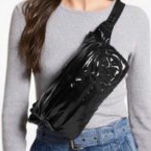 Michael Kors black cooper utility belt bag